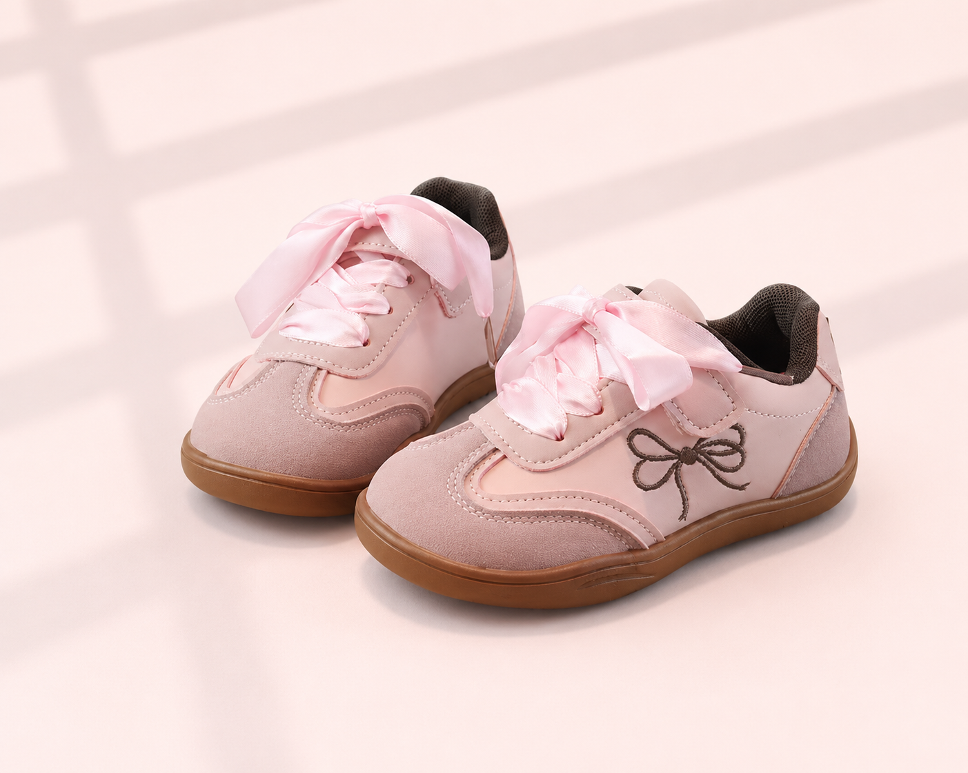 Satin Ribbon Retro Sneakers