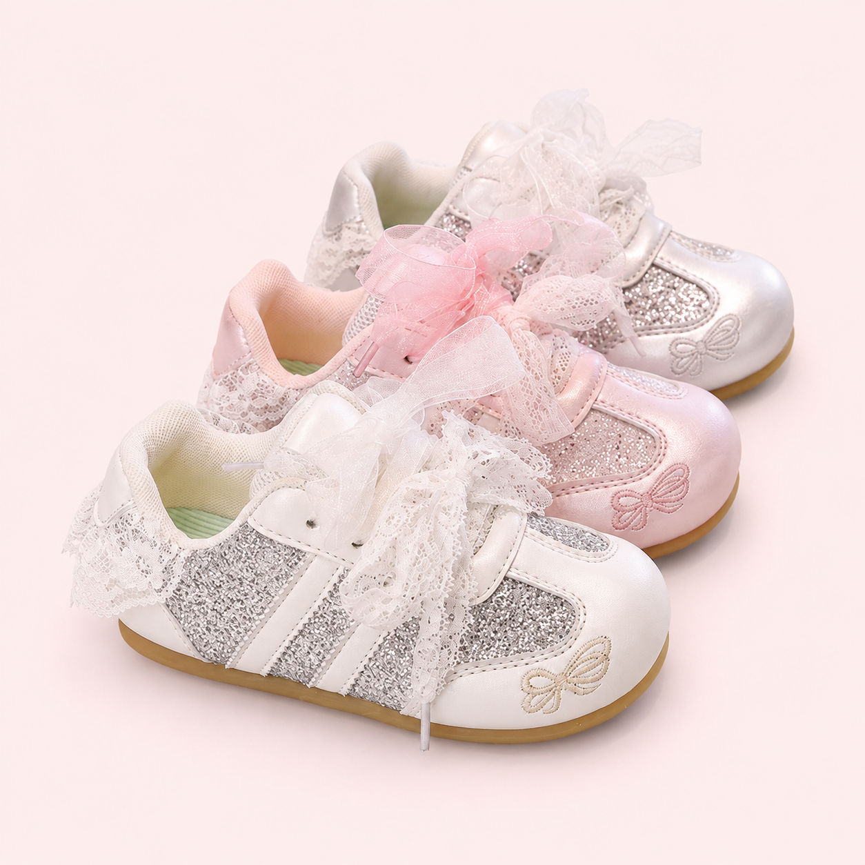 Sparkle Lace Princess Sneakers