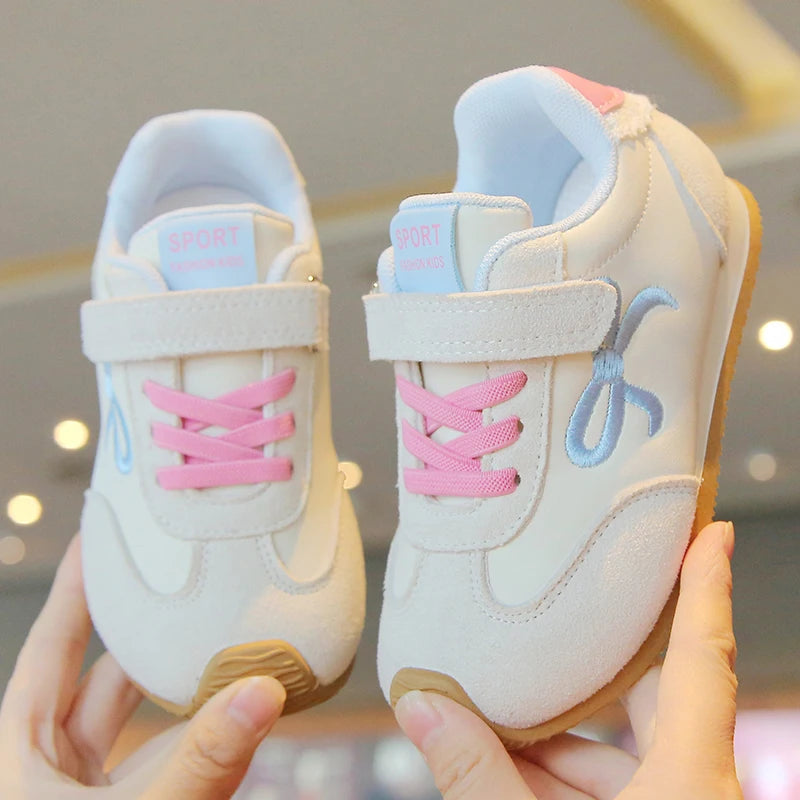Little Bow Retro Sneakers
