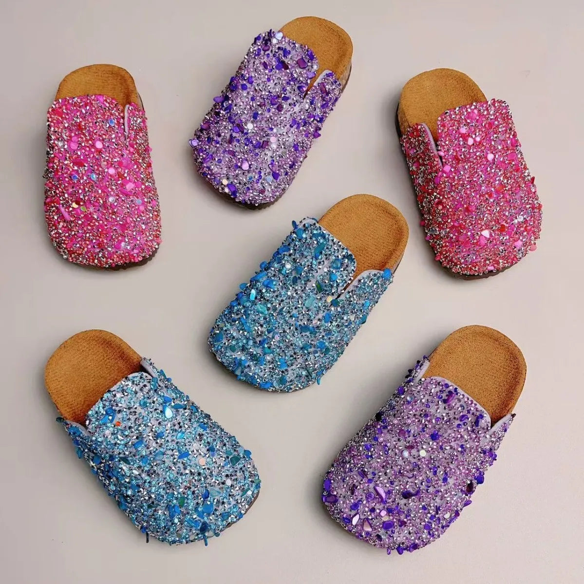 Crystal Gem Sparkle Slides