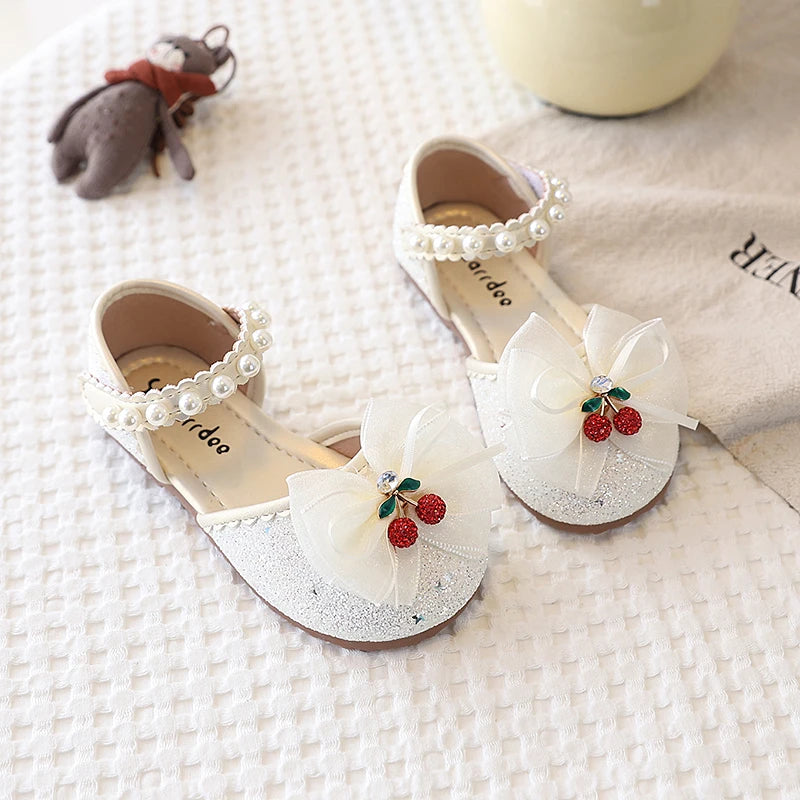 Cherry Blossom Glitter Flats