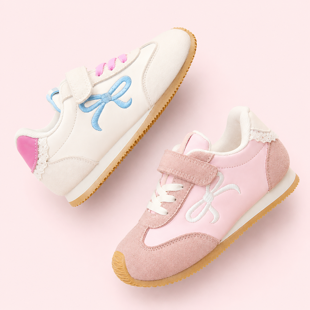 Little Bow Retro Sneakers