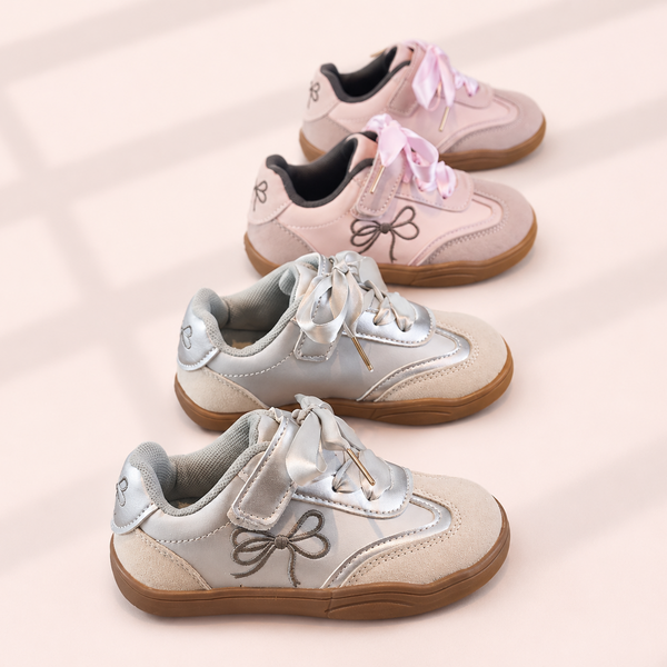 Satin Ribbon Retro Sneakers