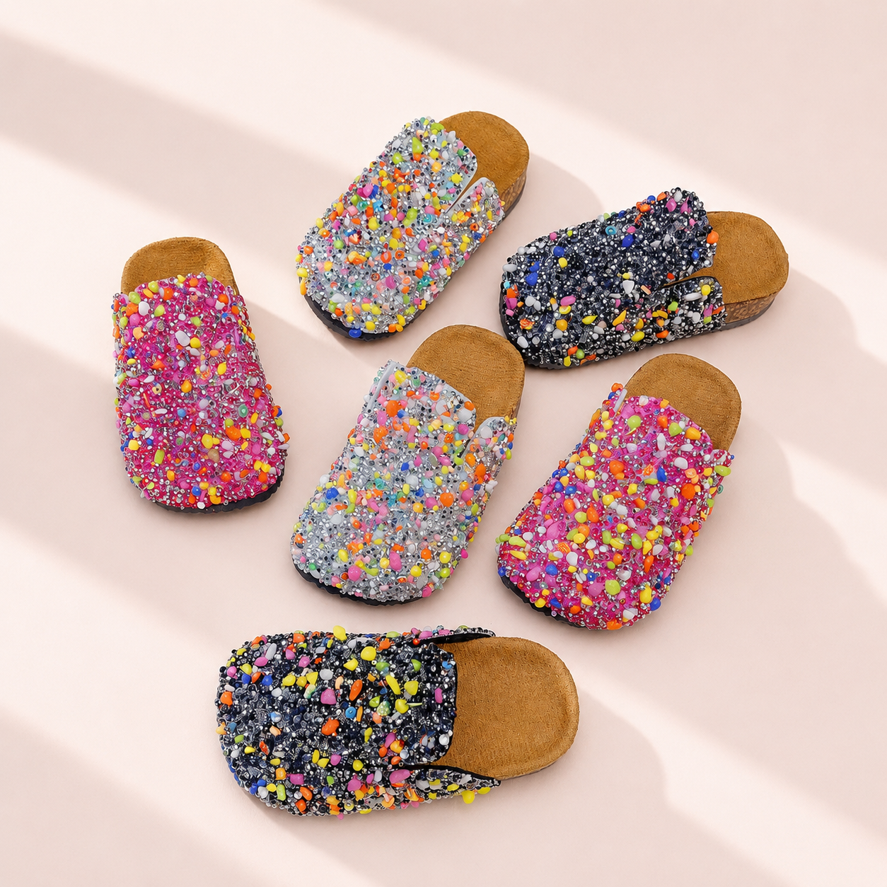 Crystal Gem Sparkle Slides
