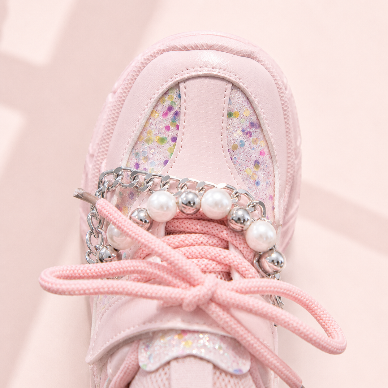 Pearl & Sparkle Chunky Sneakers