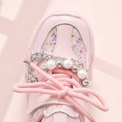 Pearl & Sparkle Chunky Sneakers