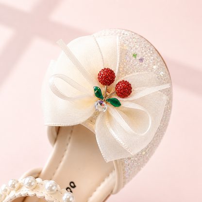 Cherry Blossom Glitter Flats
