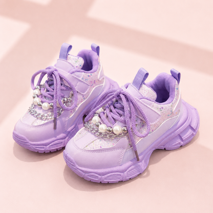 Pearl & Sparkle Chunky Sneakers