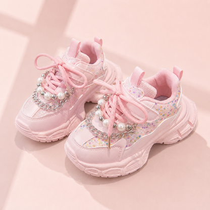 Pearl & Sparkle Chunky Sneakers