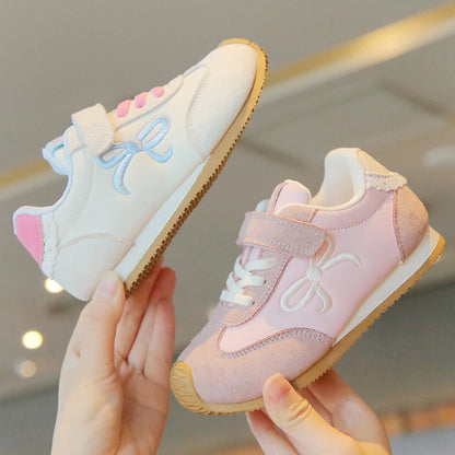 Little Bow Retro Sneakers