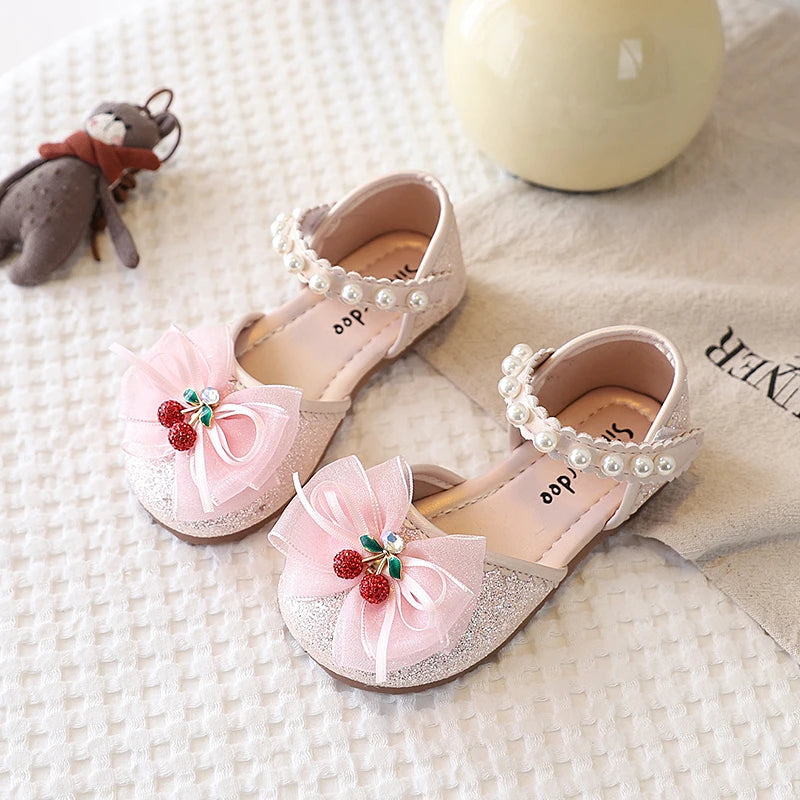 Cherry Blossom Glitter Flats