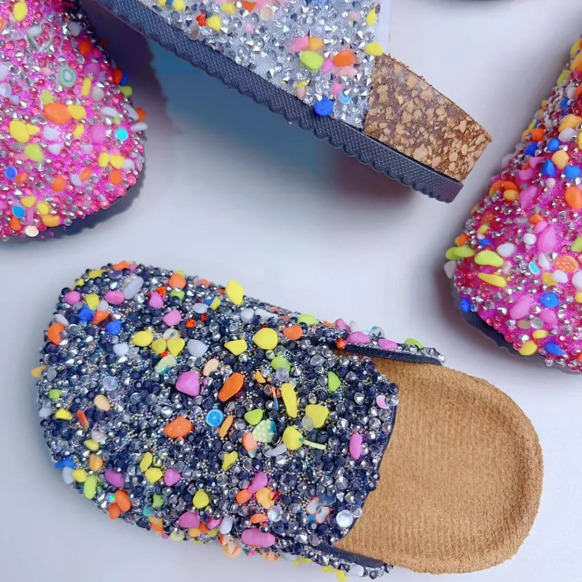 Crystal Gem Sparkle Slides