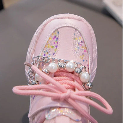 Pearl & Sparkle Chunky Sneakers