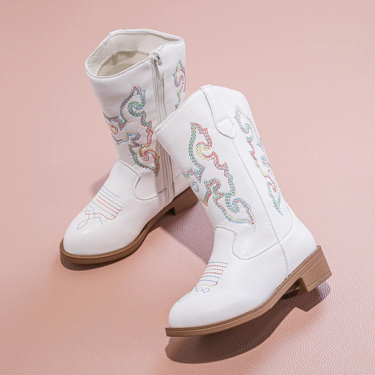 Little Cowgirl Embroidered Boots