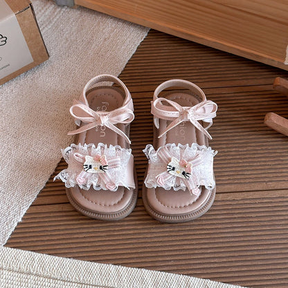 Sweet Kitty Lace Sandals