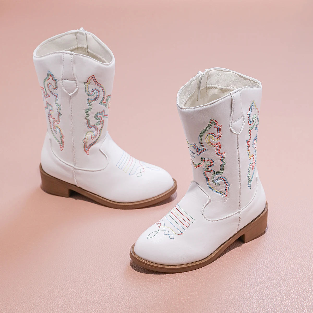 Little Cowgirl Embroidered Boots