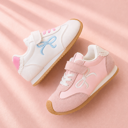 Little Bow Retro Sneakers