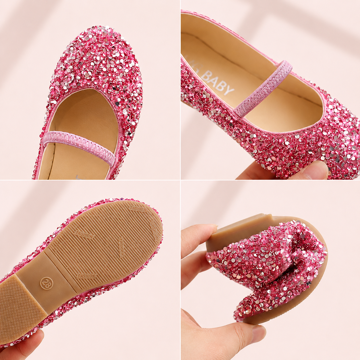 Crystal Sparkle Mary Janes