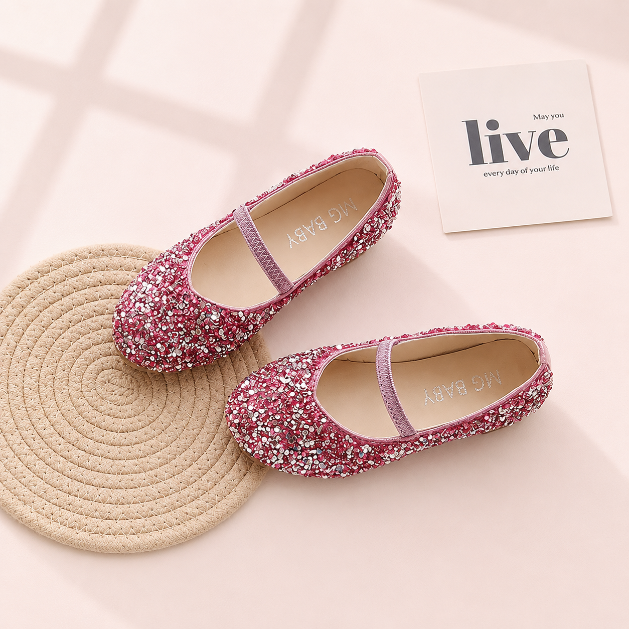 Crystal Sparkle Mary Janes